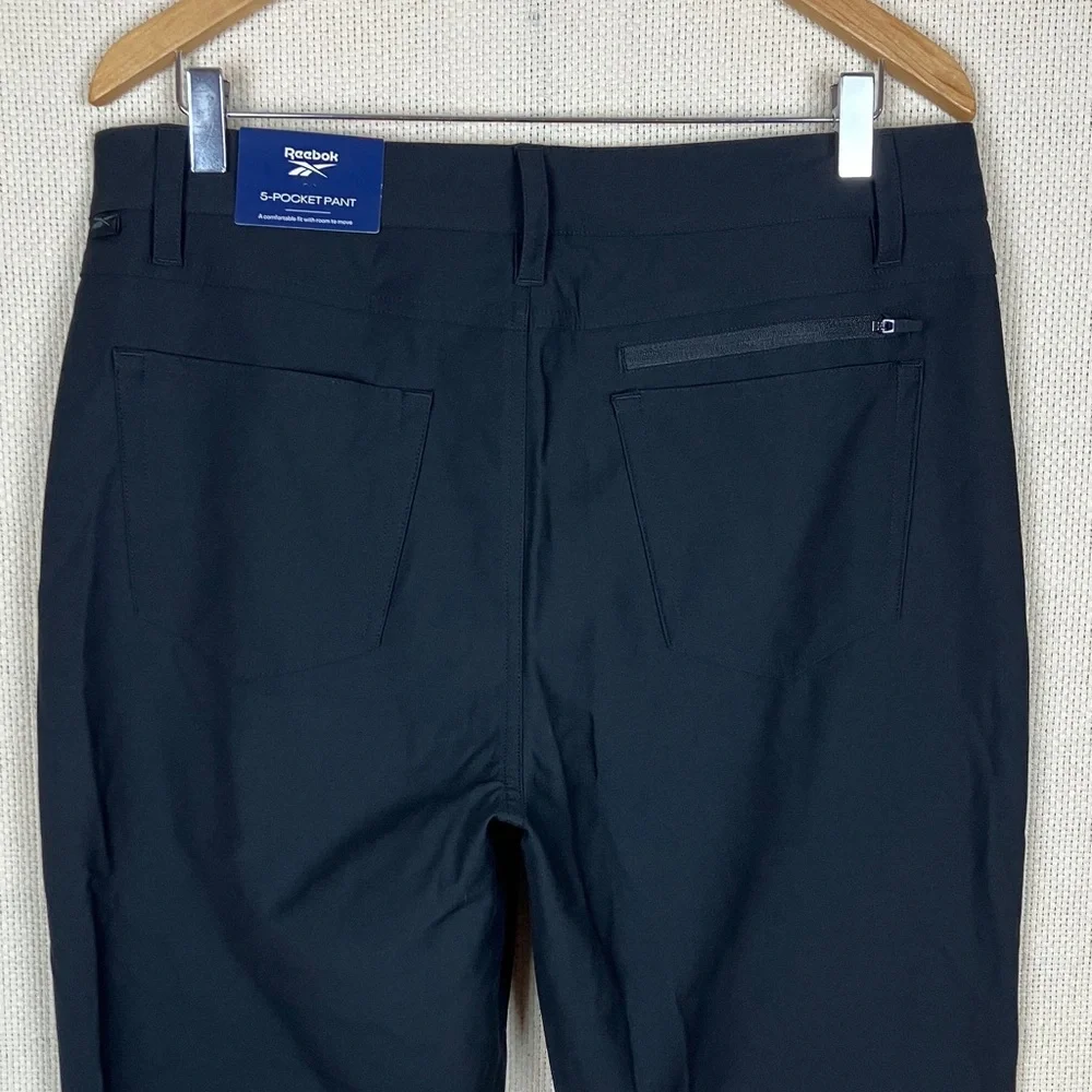 Reebok 5-Pocket 34x32 Voyager Black Golf Pants Men's NWT